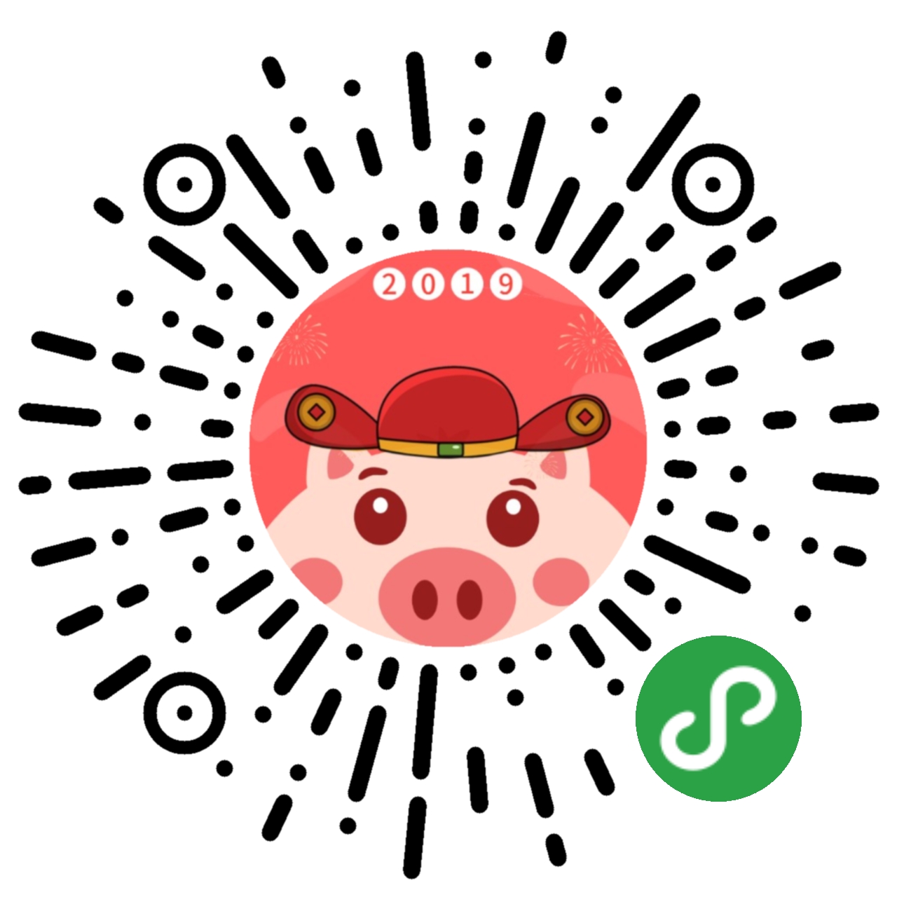 猪猪新年头像助手微信小程序二维码,猪猪新年头像助手小程序应用入口